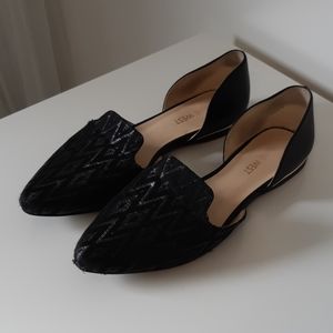 Nine West Black Flats, Size 5
